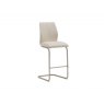 Beadle Crome Interiors Arcalia Bar Stool with brushed steel base
