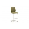 Beadle Crome Interiors Arcalia Bar Stool with brushed steel base