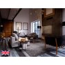 Beadle Crome Interiors Peyton Gold and Black Floor Lamp