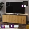 Beadle Crome Interiors Special Offers Access TV Unit 150cm Width With Oak Doors