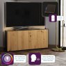 Beadle Crome Interiors Special Offers Access TV Corner Cabinet With Oak Doors