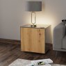 Beadle Crome Interiors Special Offers Access Lamp Table With Oak Door
