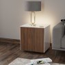 Beadle Crome Interiors Special Offers Access Lamp Table With Walnut Door