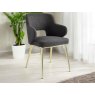 Calligaris Foyer Metal Leg CS1897-MTO Dining Chair With Arms By Calligaris