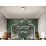 Beadle Crome Interiors Figure Large 3 Ring Ceiling Light