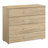 Beadle Crome Interiors Oslo 4 Drawer Wide Chest