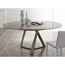 Bontempi Millennium Round Extendable Marble Table