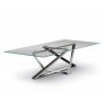 Bontempi Millennium Glass Top Dining Table