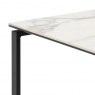 Beadle Crome Interiors Special Offers Oblo White Ceramic Nest of 2 Tables