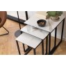 Beadle Crome Interiors Special Offers Oblo White Ceramic Nest of Tables