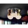 Beadle Crome Interiors Globe Flush Ceiling Light Dimmable