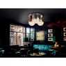 Beadle Crome Interiors Globe Flush Ceiling Light Dimmable