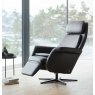 Stressless Stressless Sam with Upholstered Arms and Sirius Base