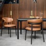 Calligaris Oleandro Dining Chair with wooden legs