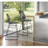 Calligaris Basil bar stool with metal frame by calligaris