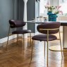 Calligaris Oleandro Dining Chair With Metal Legs