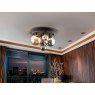 Beadle Crome Interiors Aleister Flush Ceiling Light