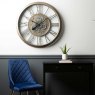 Beadle Crome Interiors Special Offers 85cm Silver Gear Wall Clock