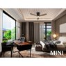 Beadle Crome Interiors Ventola Ceiling Fan Light Mini