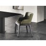 Cattelan Italia Magda Chair With Wooden Legs and Arms By Cattelan Italia