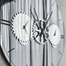 Cattelan Italia Times Mirrored Clock By Cattelan Italia