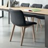 Bontempi Kuga Dining Chair With Wooden Legs