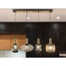 Beadle Crome Interiors Nyla 4 Lights In A Line Pendent
