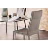 Cattelan Italia Isabel Dining Chair Quick Ship in Castoro Soft Leather By Cattelan Italia