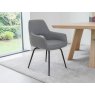 Beadle Crome Interiors Ivy Metal Leg Dining Chair in Fabric