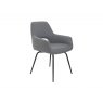 Beadle Crome Interiors Ivy Metal Leg Dining Chair in Fabric