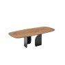 Calligaris Twins CS4153-FSW 200/250 Shaped Wooden Top Table
