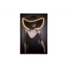 Beadle Crome Interiors Paisley Wall Art With Light