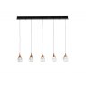 Beadle Crome Interiors Cain 5 Pendent Ceiling Light
