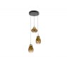 Beadle Crome Interiors Antonio 3 Pendent Light