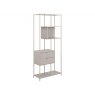 Beadle Crome Interiors Special Offers York Grey Bookcase with drawers
