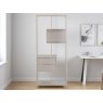 Beadle Crome Interiors Special Offers York Grey Bookcase with drawers