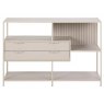 Beadle Crome Interiors Special Offers York Grey Bookcase Low with drawers