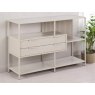 Beadle Crome Interiors Special Offers York Grey Bookcase Low with drawers