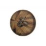 Beadle Crome Interiors Special Offers 60cm Natural Wood Gears Wall Clock