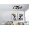 Beadle Crome Interiors Tristan II Flush Ceiling Light