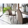 Calligaris Fay Metal Leg Dining Chair Made To Order With A Removeable Cover By Calligaris