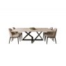 Bontempi Millennium Rectangular Marble Top Table