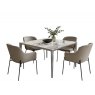 Bontempi Duke Fixed Sqaure Dining Table By Bontempi