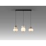 Beadle Crome Interiors Mateo 3 In A Row Pendant Ceiling Light