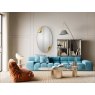 Beadle Crome Interiors Delilah Oval Gold Mirror